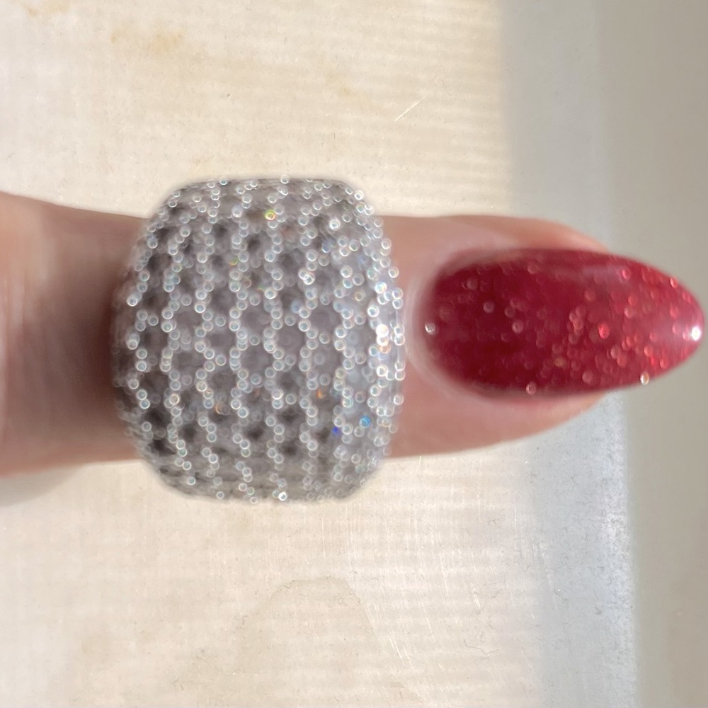 Elegant Silver zirconia Women's Ring BNWOT